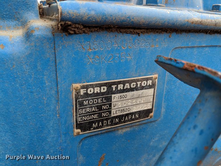 image for item DG3419 1979 Ford 1500 tractor