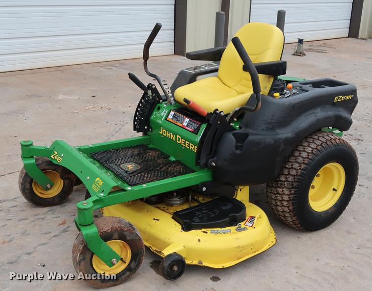 image for item DG3424 2010 John Deere Z445 ZTR lawn mower
