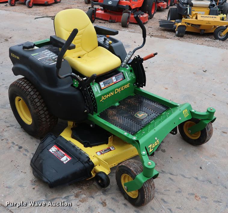 image for item DG3424 2010 John Deere Z445 ZTR lawn mower