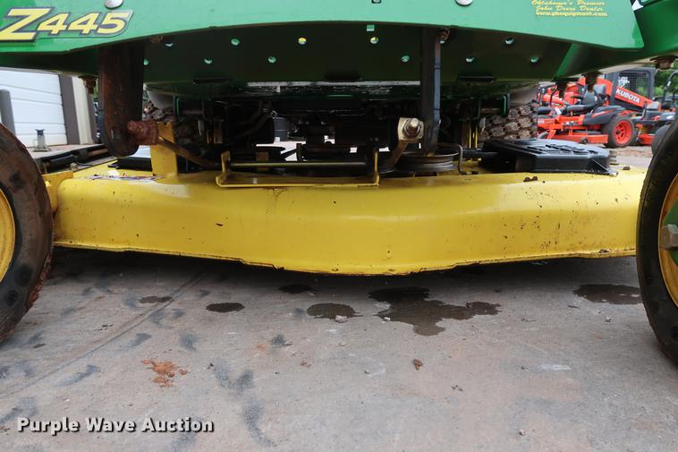 image for item DG3424 2010 John Deere Z445 ZTR lawn mower