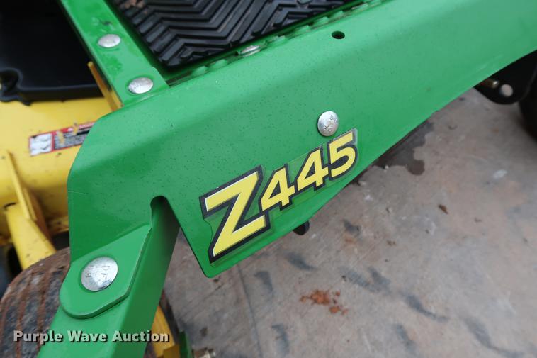 image for item DG3424 2010 John Deere Z445 ZTR lawn mower