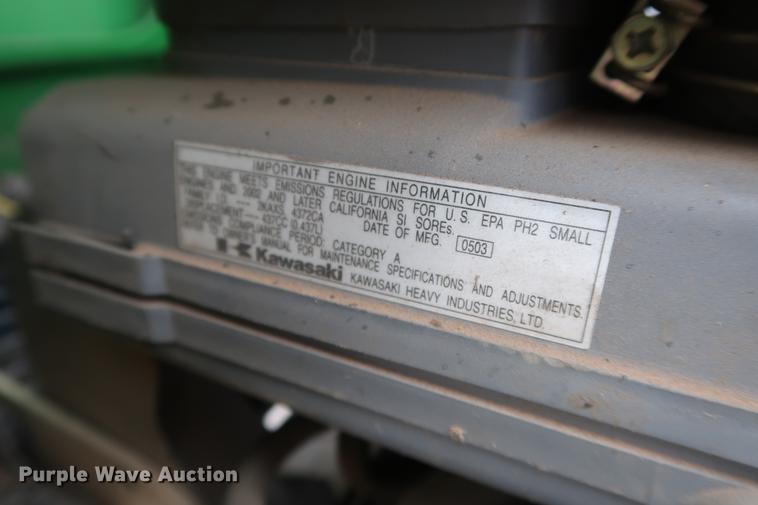 image for item DG3425 2002 John Deere LX289 lawn mower