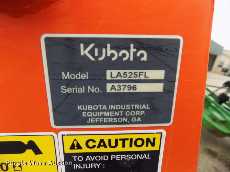 image for item DG3431 Kubota LA525 loader