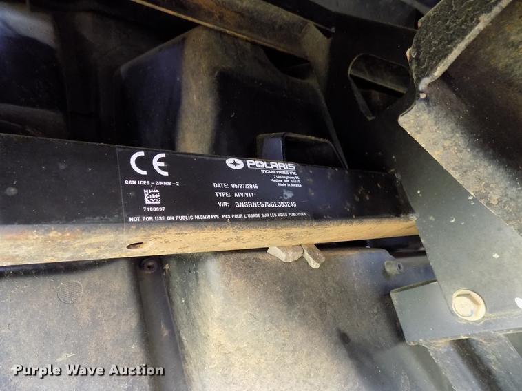 image for item DG3432 2016 Polaris Ranger Crew utility vehicle