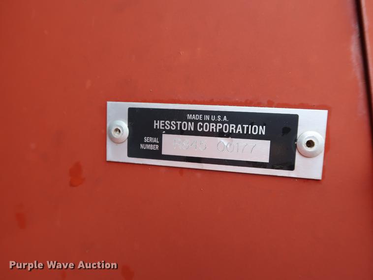 image for item DG3434 1999 Hesston 845 round baler