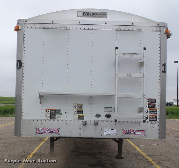 image for item DC5193 2007 Wilson DWH-500 Pace Setter double hopper bottom grain trailer