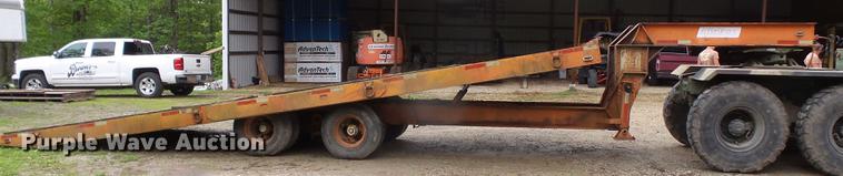 image for item DE7791 1986 Rogers tilt deck equipment trailer
