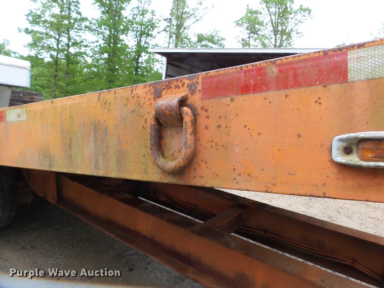 image for item DE7791 1986 Rogers tilt deck equipment trailer