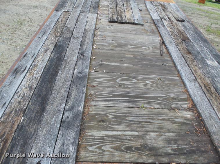 image for item DE7791 1986 Rogers tilt deck equipment trailer