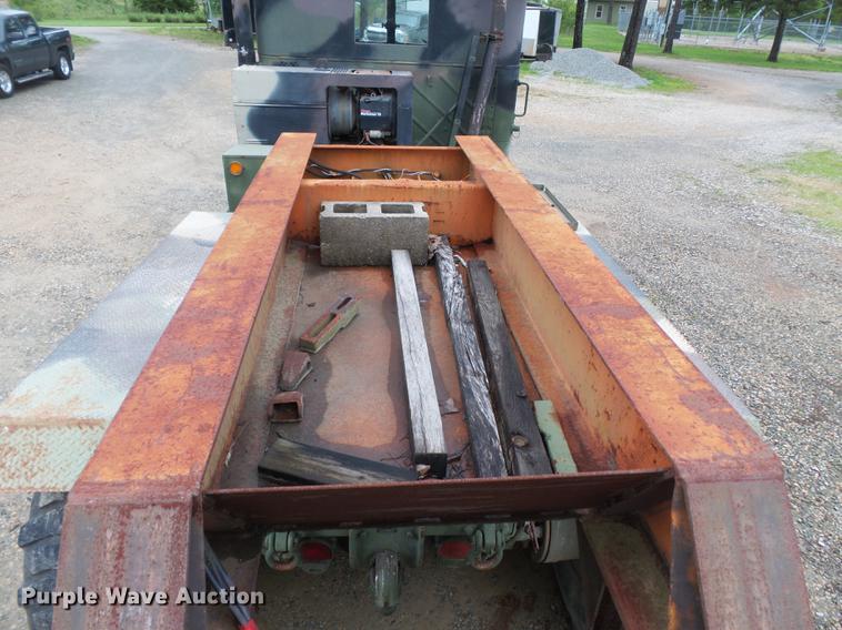 image for item DE7791 1986 Rogers tilt deck equipment trailer