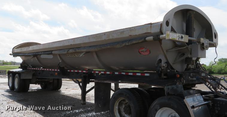image for item DE8028 2011 Construction Trailer Specialist, Inc. SD-40-34 side dump trailer