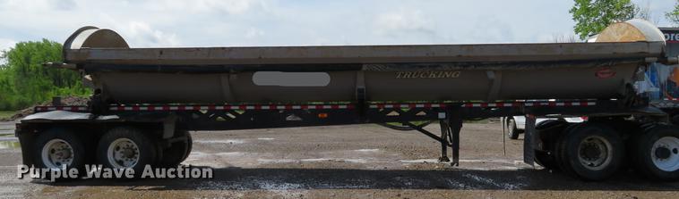 image for item DE8028 2011 Construction Trailer Specialist, Inc. SD-40-34 side dump trailer