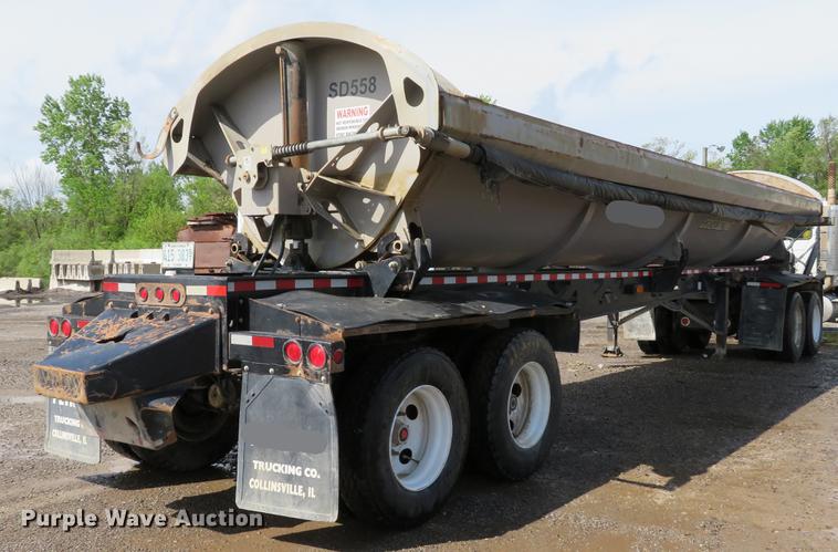 image for item DE8028 2011 Construction Trailer Specialist, Inc. SD-40-34 side dump trailer