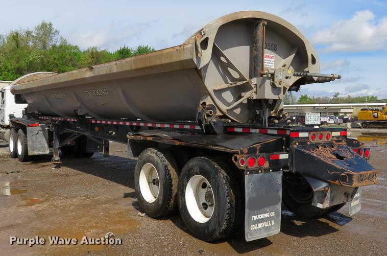 image for item DE8028 2011 Construction Trailer Specialist, Inc. SD-40-34 side dump trailer