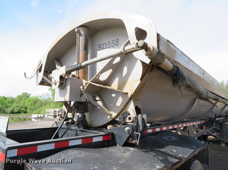 image for item DE8028 2011 Construction Trailer Specialist, Inc. SD-40-34 side dump trailer
