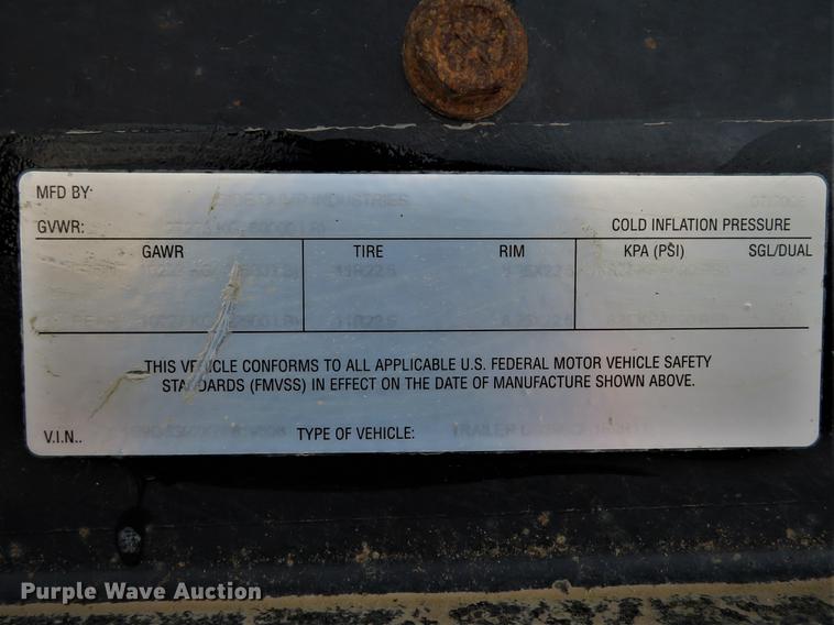 image for item DE8030 2007 Side Dump Industries DS39BCH1R2R11 side dump trailer