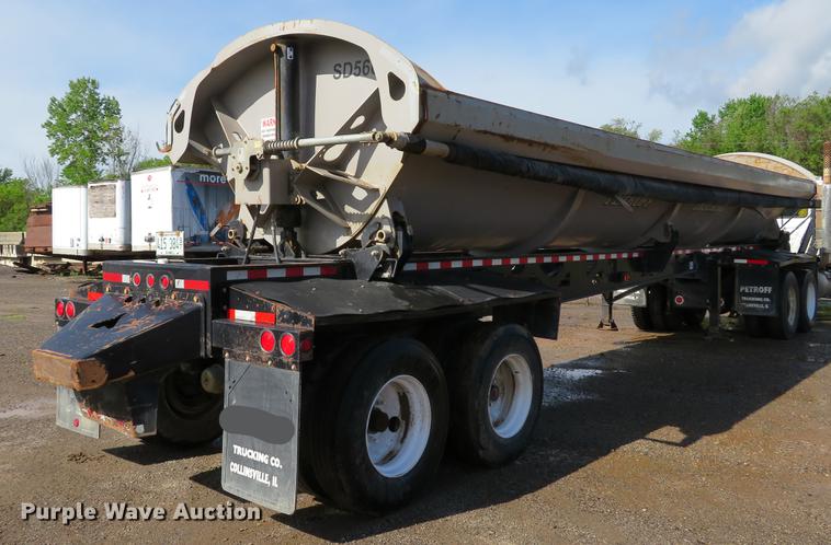 image for item DE8031 2011 Construction Trailer Specialist, Inc. SD-40-34 side dump trailer
