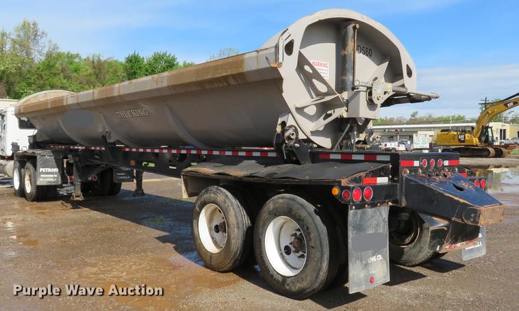 image for item DE8031 2011 Construction Trailer Specialist, Inc. SD-40-34 side dump trailer