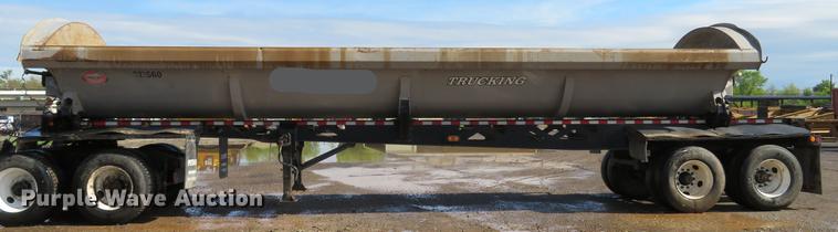 image for item DE8031 2011 Construction Trailer Specialist, Inc. SD-40-34 side dump trailer