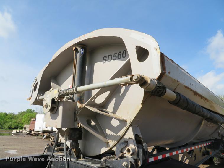 image for item DE8031 2011 Construction Trailer Specialist, Inc. SD-40-34 side dump trailer