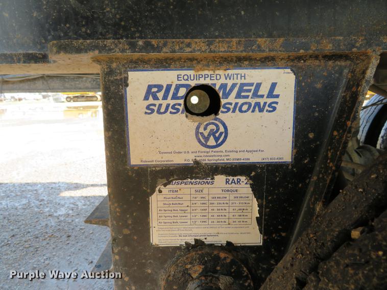 image for item DE8031 2011 Construction Trailer Specialist, Inc. SD-40-34 side dump trailer