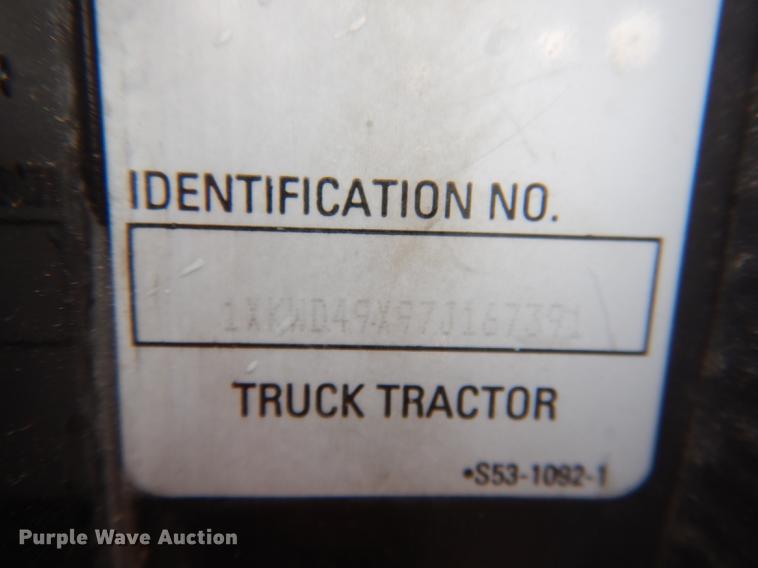 image for item DG5770 2007 Kenworth W900 semi truck