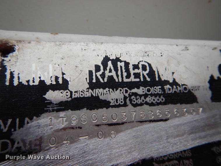 image for item DG5771 2008 Trinity SPEQP live bottom trailer