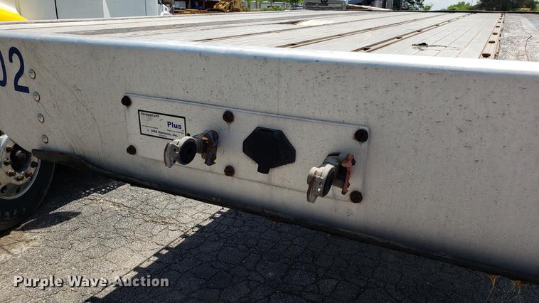 image for item EN9925 2012 Transcraft DTL211 drop deck trailer