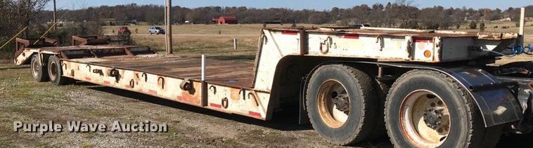 image for item EZ9999 1969 Fruehauf lowboy equipment trailer