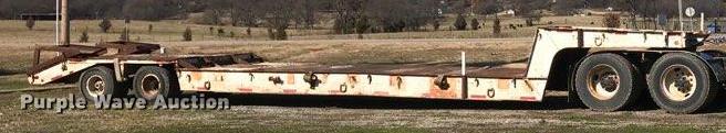 image for item EZ9999 1969 Fruehauf lowboy equipment trailer