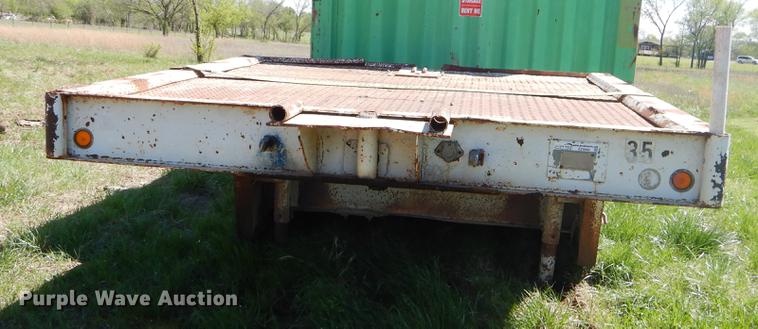 image for item EZ9999 1969 Fruehauf lowboy equipment trailer