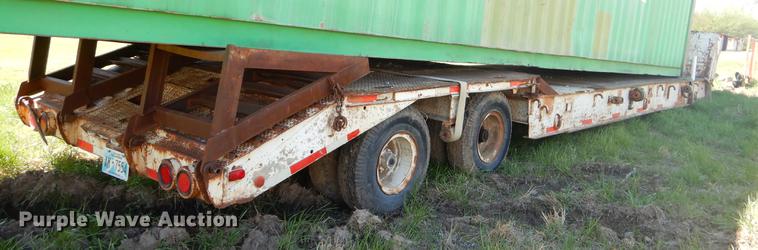 image for item EZ9999 1969 Fruehauf lowboy equipment trailer