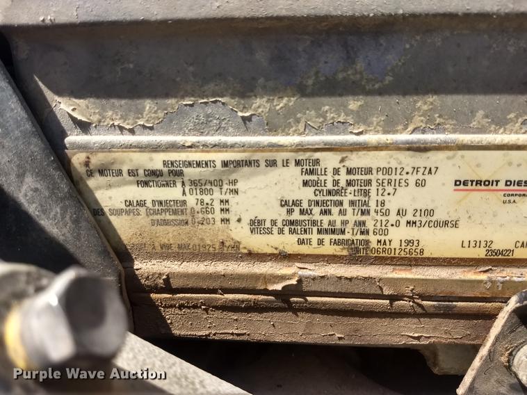 image for item FG9328 1994 Peterbilt 377 semi truck