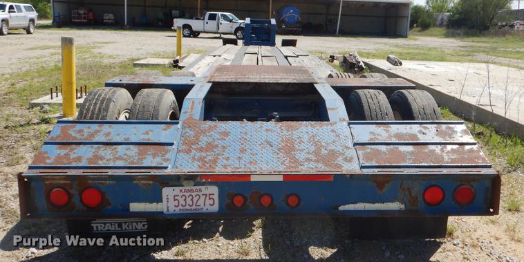 image for item FH9377 1994 Trail King TXK70HDG562 lowboy equipment trailer