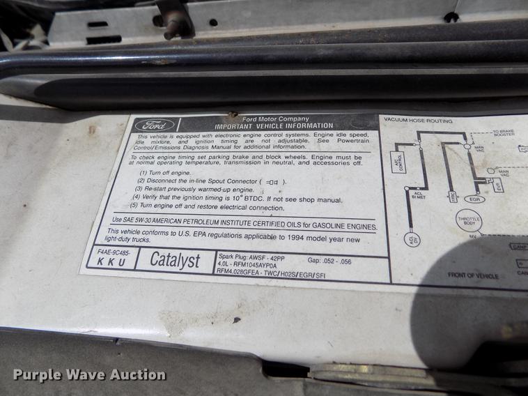 image for item DE1231 1994 Ford Explorer SUV