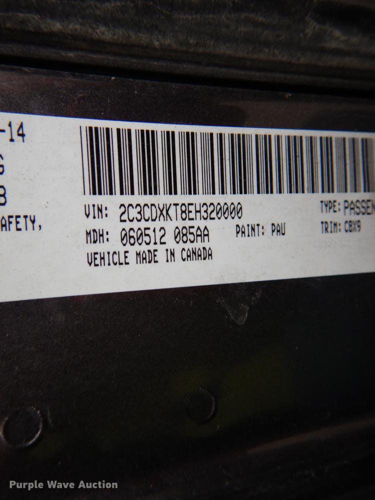 image for item DE8343 2014 Dodge Charger Police