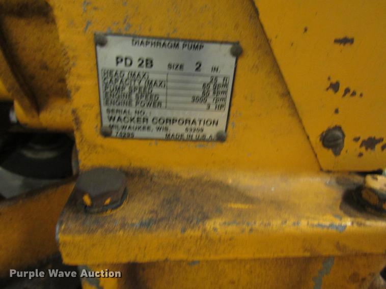 image for item DF8011 Wacker pump