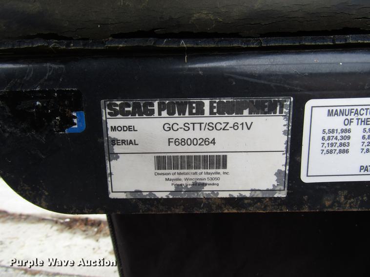 image for item DF8017 Scag Turf Tiger ZTR lawn mower