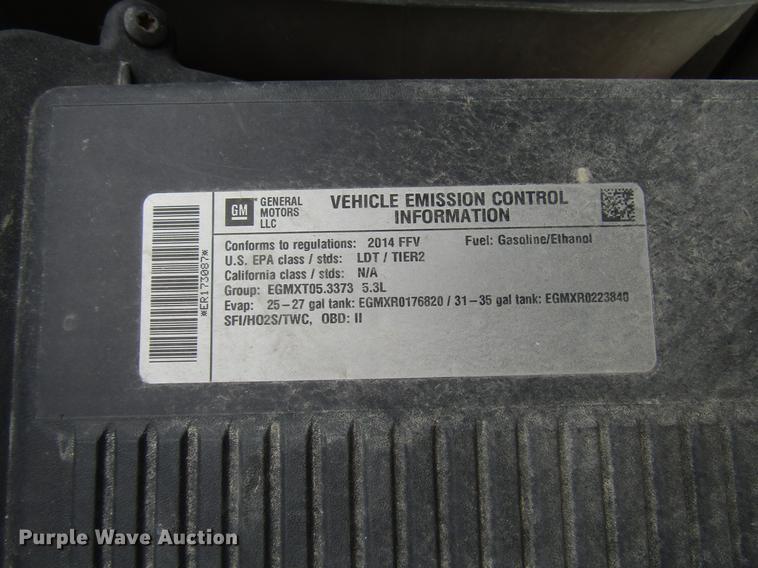 image for item DF8056 2014 Chevrolet Tahoe Police SUV