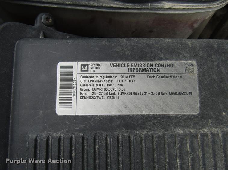 image for item DF8057 2014 Chevrolet Tahoe Police SUV