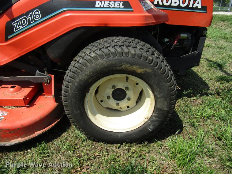 image for item DF8070 Kubota ZD18 ZTR lawn mower