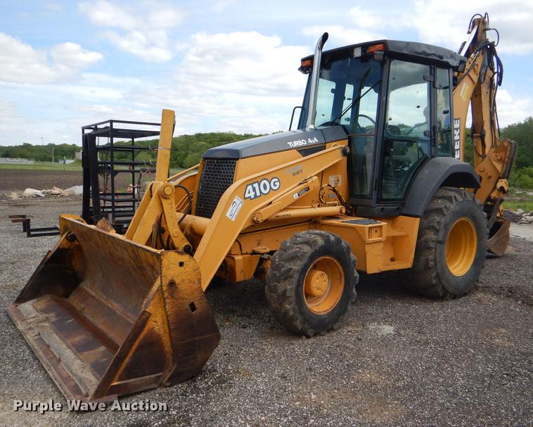 image for item DG1067 2002 John Deere 410G backhoe