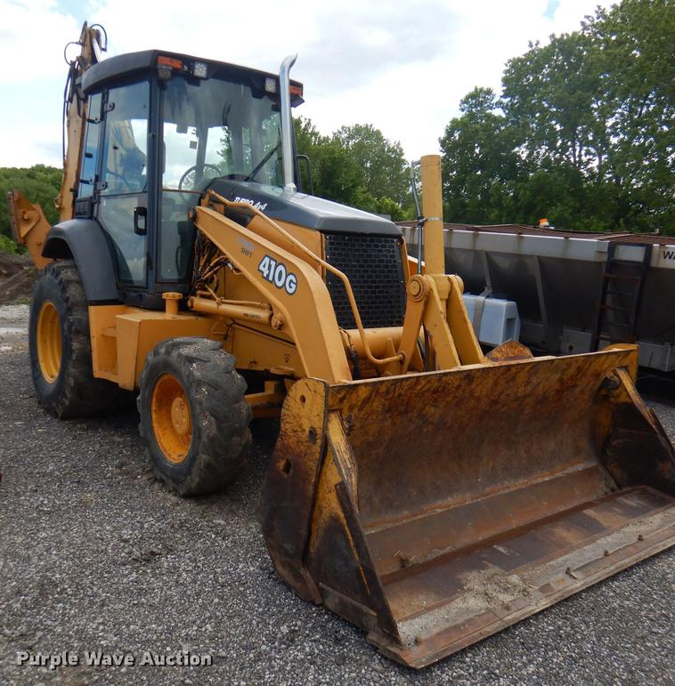 image for item DG1067 2002 John Deere 410G backhoe