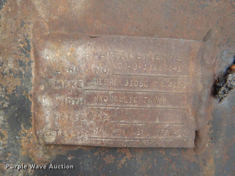 image for item DG1067 2002 John Deere 410G backhoe