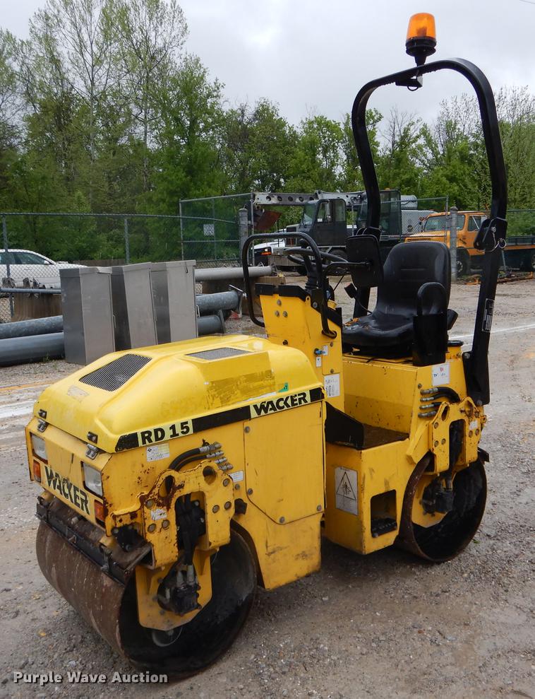 image for item DG3780 Wacker RD15 double drum roller