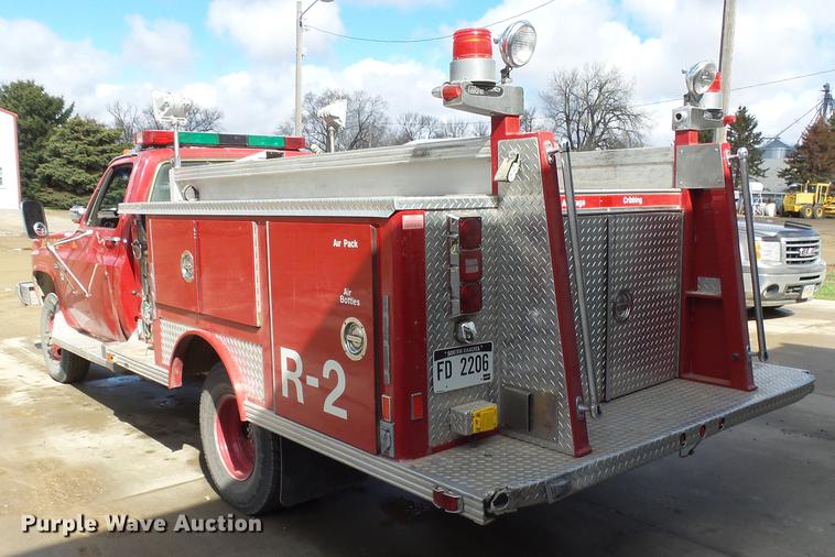 image for item EF9506 1982 Chevrolet Scottsdale K30 brush fire truck