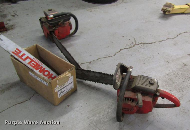 image for item EH9423 (2) Homelite SXL chainsaws