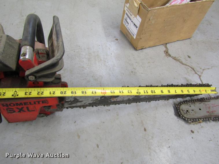 image for item EH9423 (2) Homelite SXL chainsaws