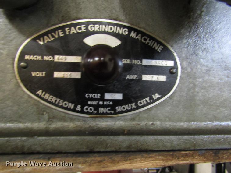 image for item EH9424 Sioux valve face grinding machine