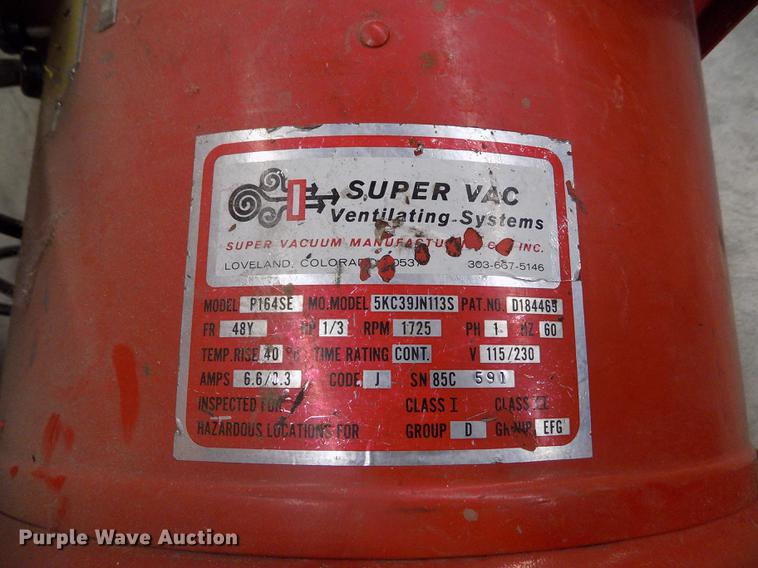 image for item FG9345 Super Vac P164SE ventilation fan